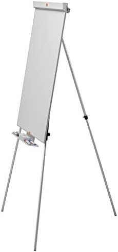Nobo Basic Flipchart aus Melamin mit Stativgestell (höhenregulierbar, für Flipchartblöcke geeignet),