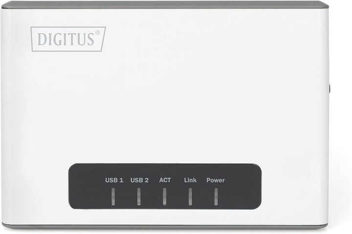 DIGITUS Wireless 300N Multifunction Network Server 2-Port, USB2.0, Network USB Hub, Print Server