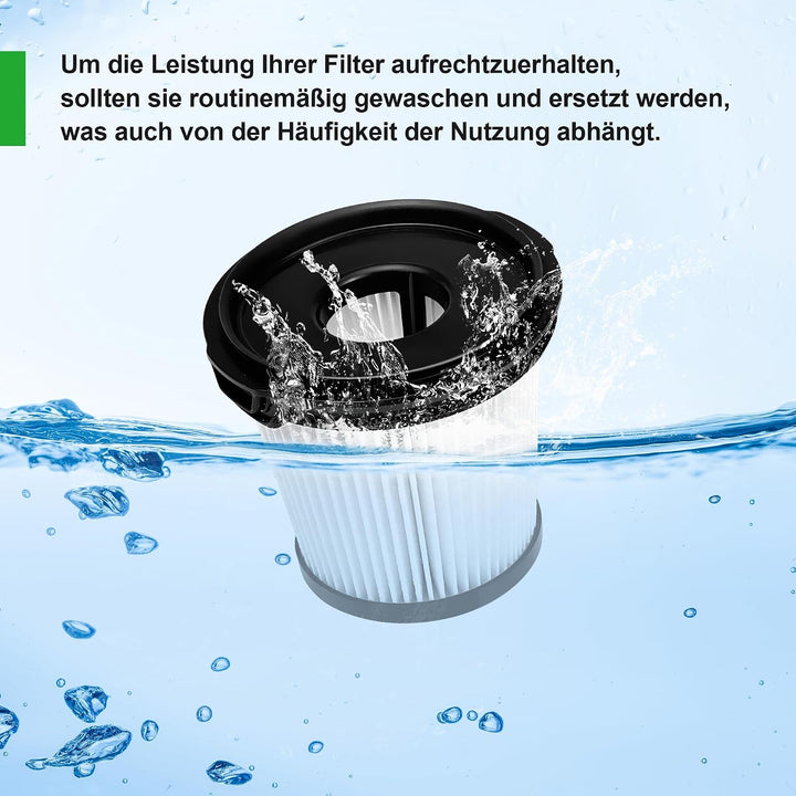 4 Stück Filter Ersatzteile Zubehör für Shark Detect Pro IW3611DE / IW3611EU / IW3612EU / IW1611DE/ I