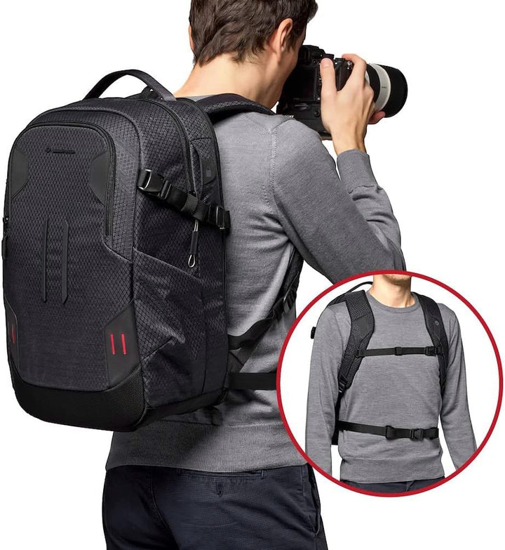 Manfrotto PRO Light Flexloader L, Profi-Rucksack für Kameras, Erweiterbare Tasche für 3-Achsen-Gimba