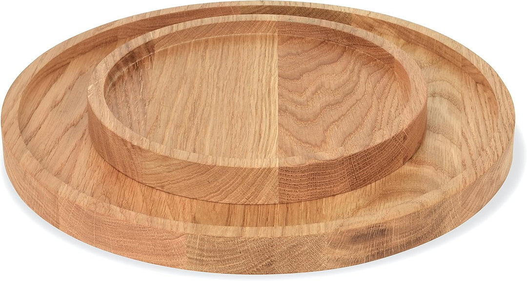 Natuhr Servierplatte Platzteller Holzteller – Plato – Design Serviergeschirr Käseplatte Snackplatte