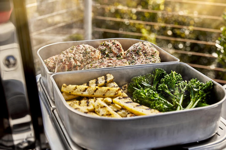 Weber 6613 Lumin Compact Versatility Grill Kit, Silver, Compact