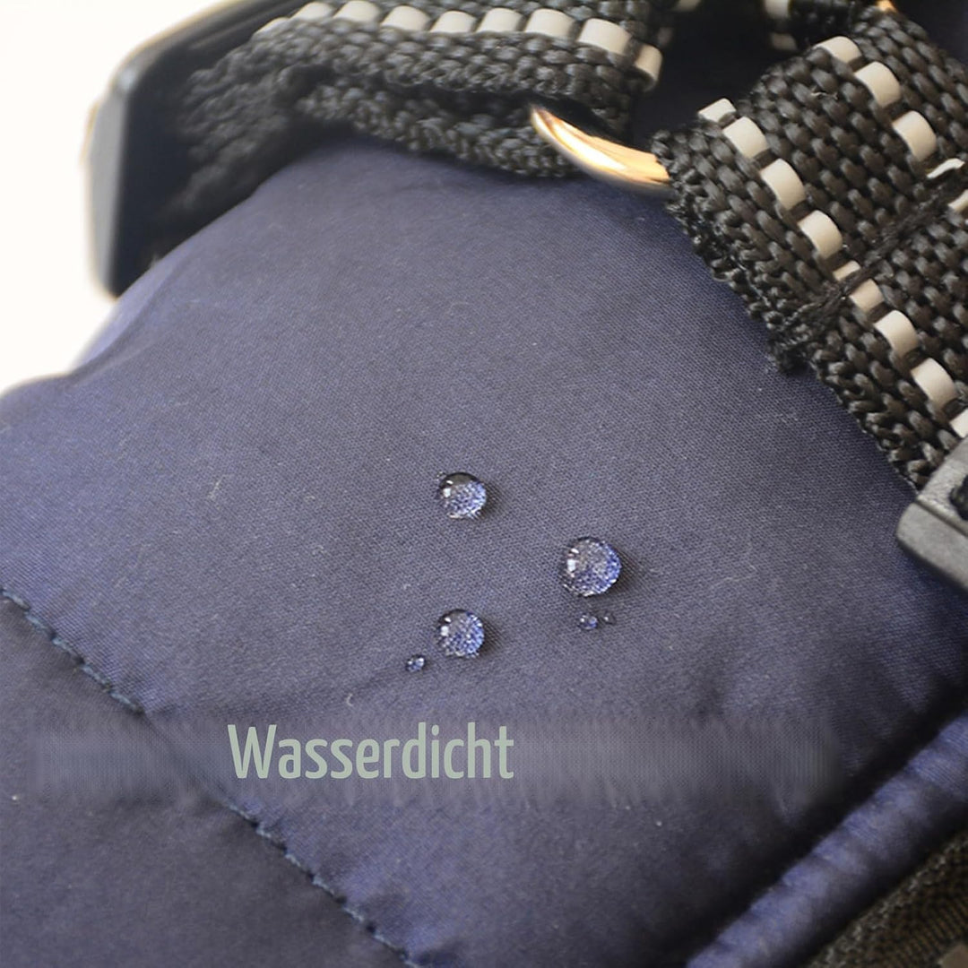 Oncpcare Hundemantel mit Geschirr für kleine Hunde, warmer Hunde-Wintermantel, Haustier-Jacke für Ka