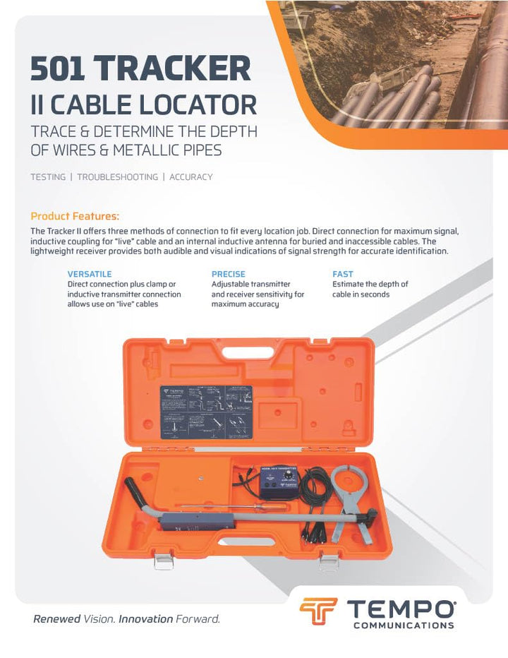 Greenlee 501 Tracker II Kabel Locator