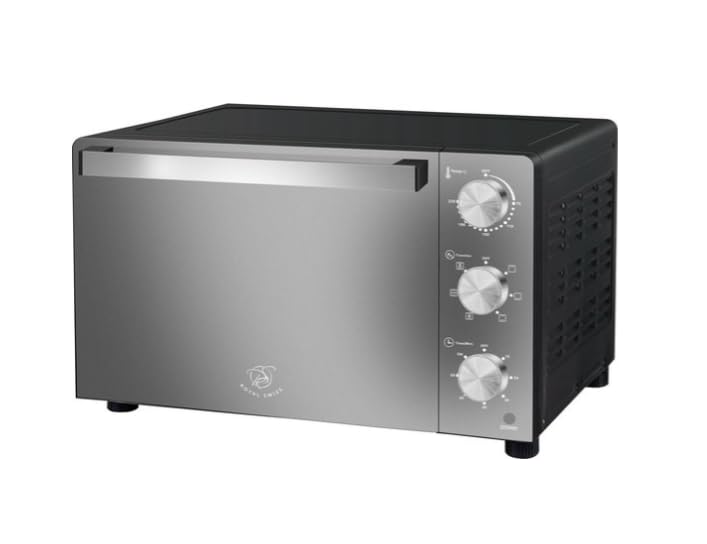 Royal Swiss XL Freistehender Backofen, Konvektionsofen, 45 l, Drehspiess, 1700 W, 7 Gramm