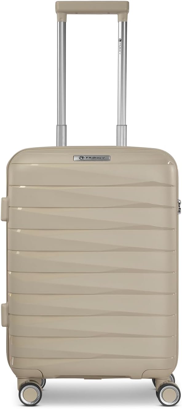Franky Kabinen-Koffer für Damen und Herren | Kleiner Cabin-Trolley 36 x 20 x 55 cm aus hochwertigem,