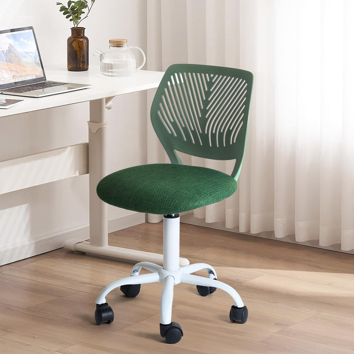 FurnitureR Schreibtischstuhl, Studiendrehstuhl ohne Armlehnen, höhenverstellbarer Bürostuhl, Arbeits