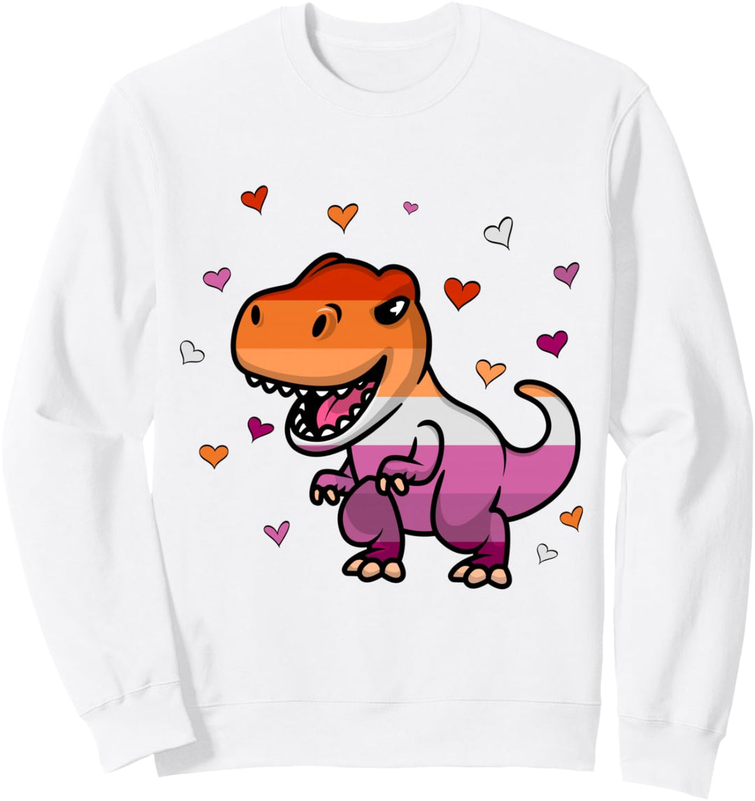 Lesbian Pride Flagge Lustig Lesbian Pride Farben Sweatshirt