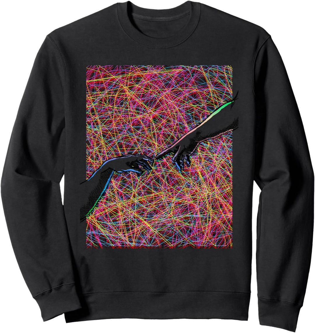 Die ästhetische Schöpfung der Kunstakademie von Adam Michelangelo Sweatshirt