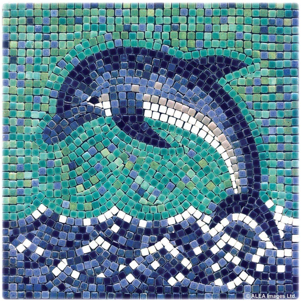ALEA Mosaic Mosaik bastelset, DIY 20x20cm, Delphin, Delphin