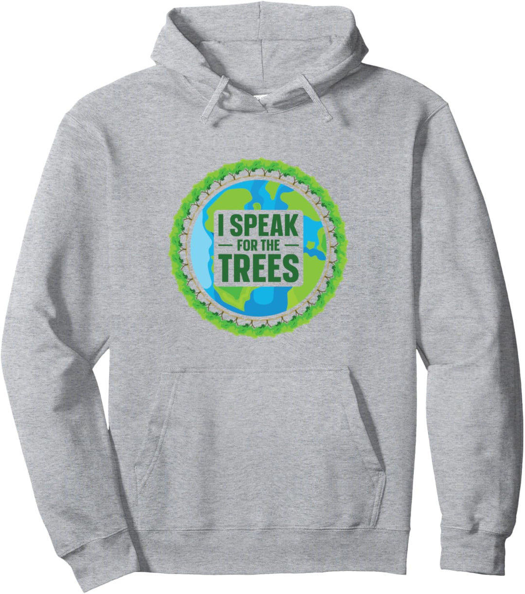Ich spreche für die Bäume Planet Klimawandel Globe Save Earth Pullover Hoodie