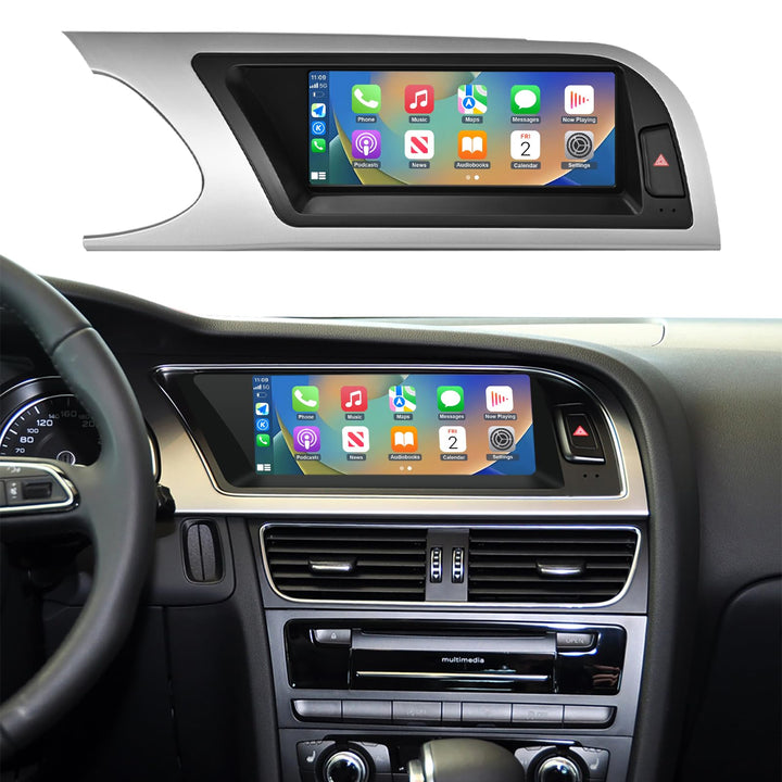Road Top 8,9 Zoll Autoradio Drahtlos CarPlay Touchscreen für Audi A5 2009-2015 Jahr mit 3GMMI, Autor