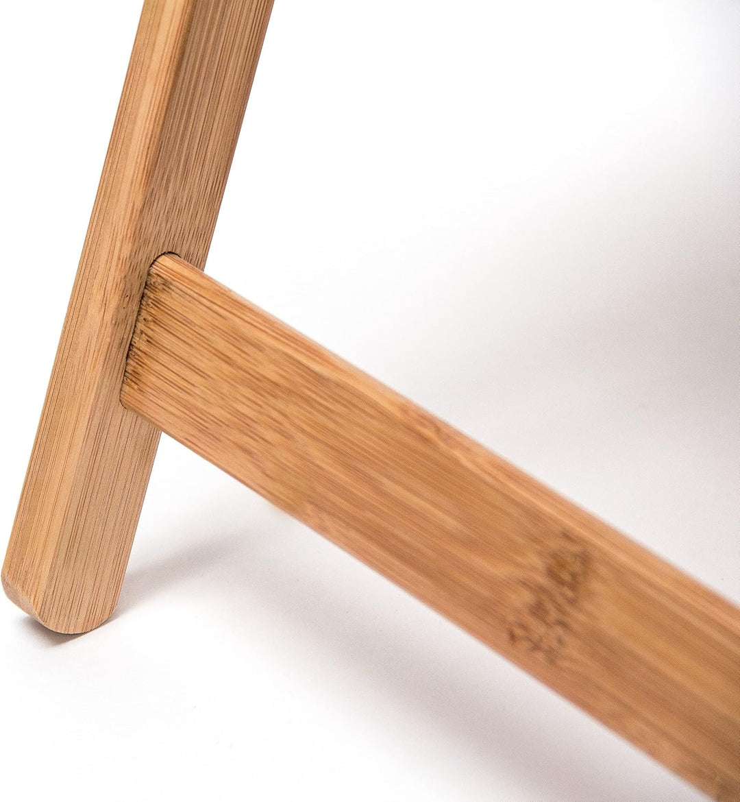 Relaxdays Betttablett Bambus H x B x T: ca. 25 x 52 x 33 cm Betttisch als Frühstückstablett oder Bei