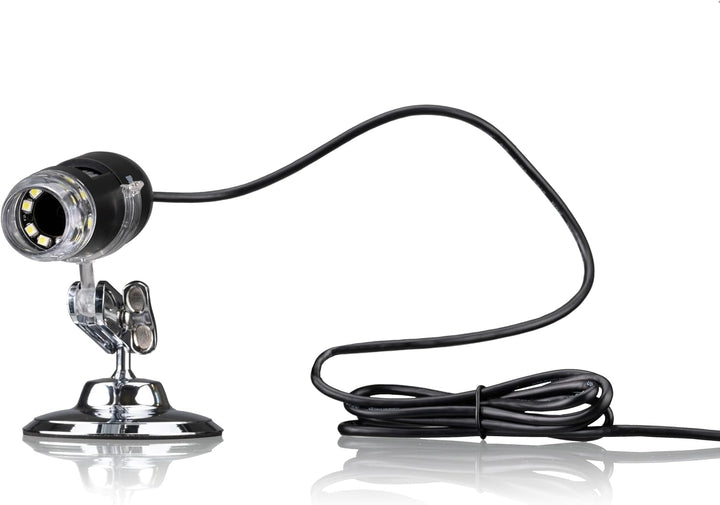 Bresser USB Digitalmikroskop 50-1000x Zoom Full HD Kamera 8 LED dimmbar Messfunktion Handmikroskop i