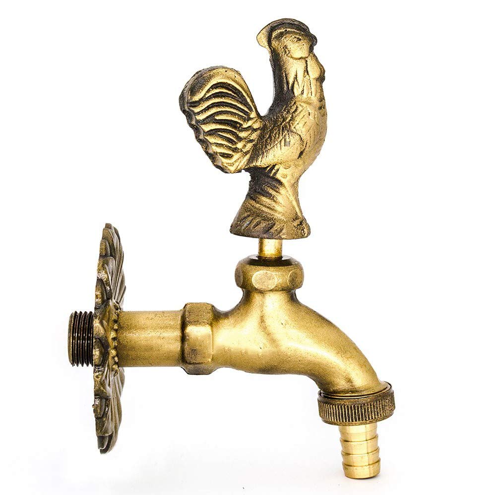 Dekorativer Wasserhahn für den Garten, 1/2 Zoll