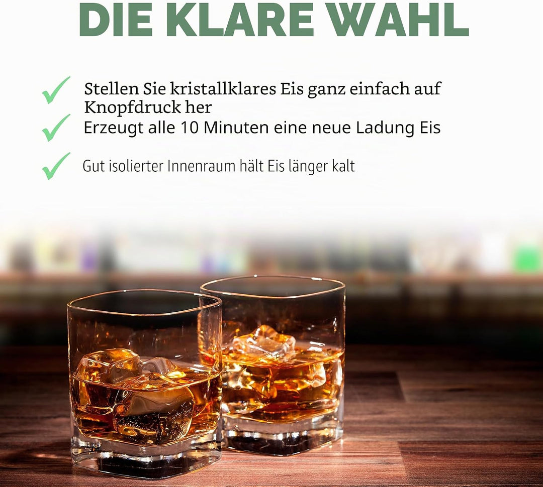 Luma Komfort im200ss tragbar klar Ice Maker, 28-pound
