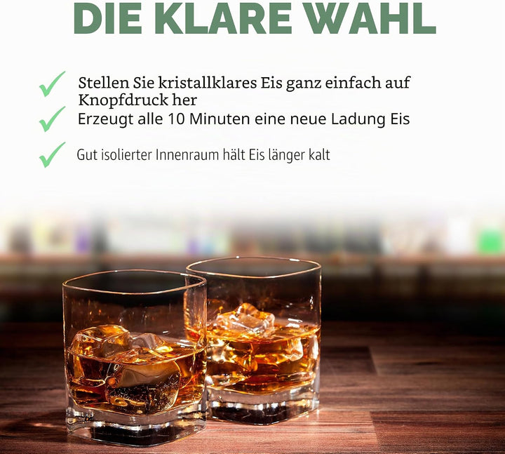 Luma Komfort im200ss tragbar klar Ice Maker, 28-pound