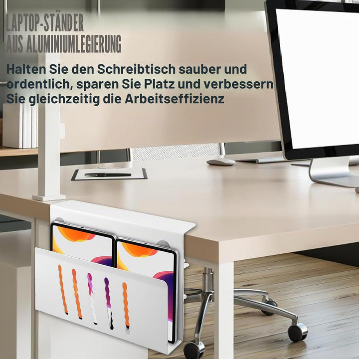 Schreibtisch Seitenaufbewahrung, Laptop Wandhalterung Schubladen Organizer Seitenständer Desk Side S