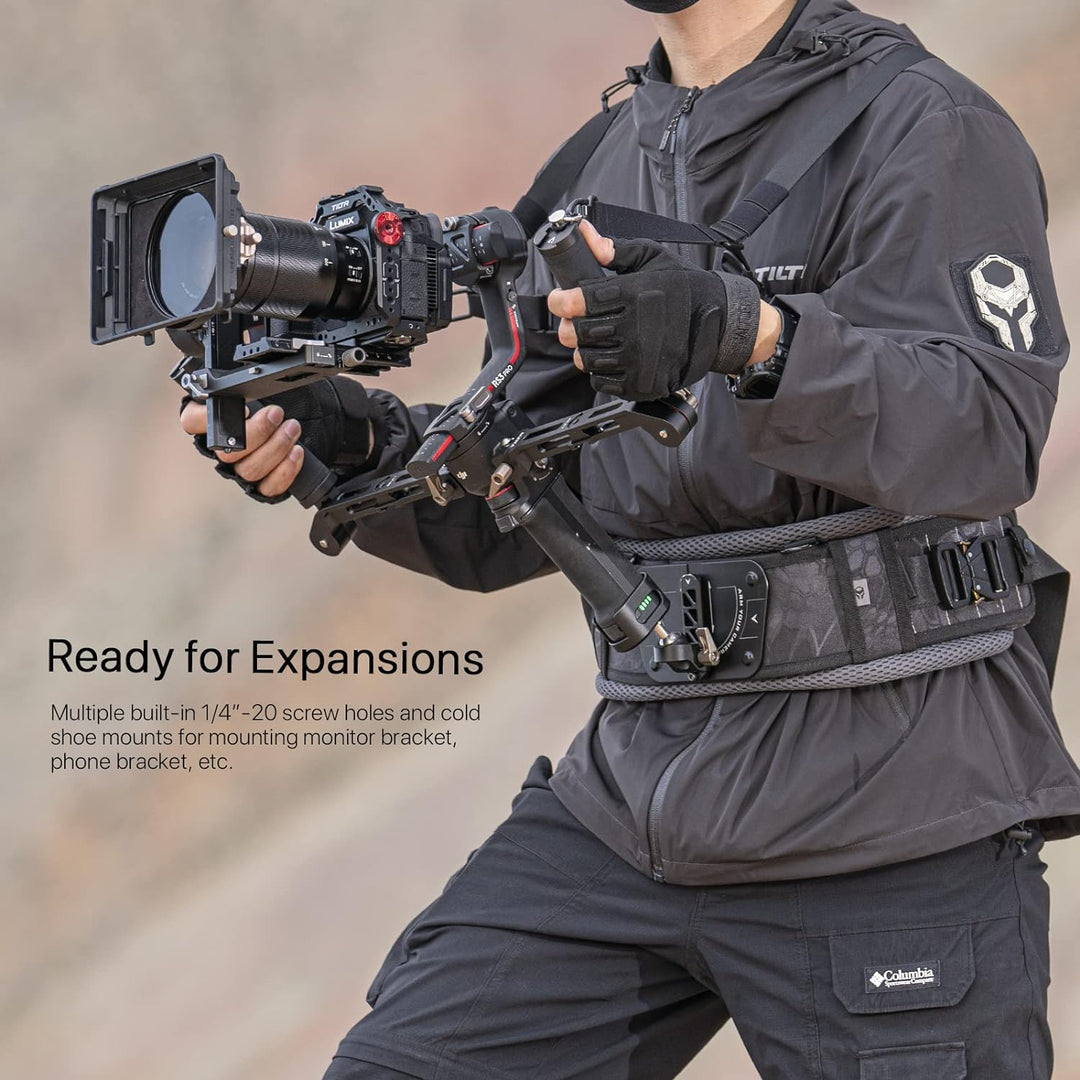 Tilta Dual Handle Gimbal Support Leichtes Gimbal-Stützsystem mit Zwei Griffen,kompatibel mit DJI RS