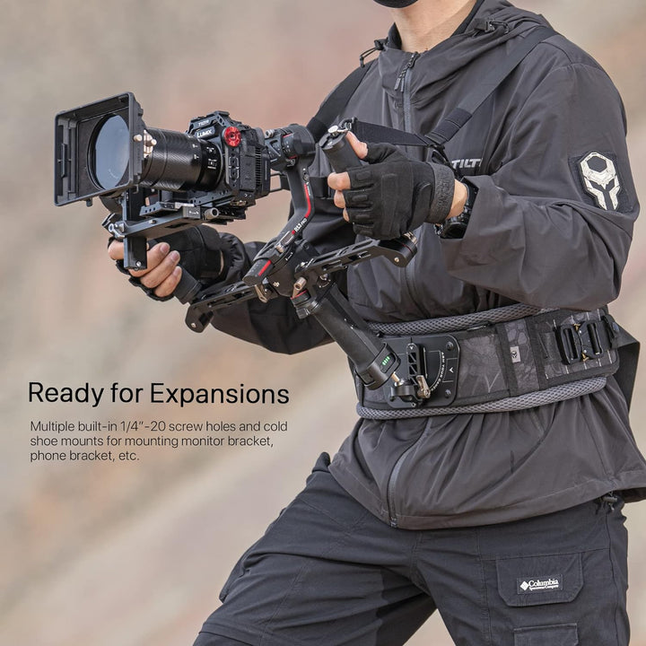 Tilta Dual Handle Gimbal Support Leichtes Gimbal-Stützsystem mit Zwei Griffen,kompatibel mit DJI RS