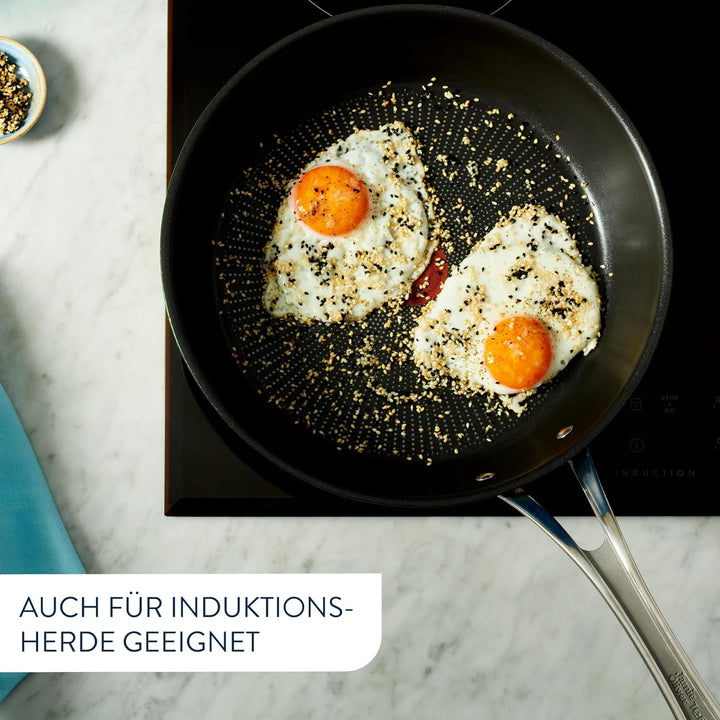 Jamie Oliver by Tefal Cook's Classics Bratpfanne 24 cm, Antihaftversiegelung, Induktionstauglich, Ba