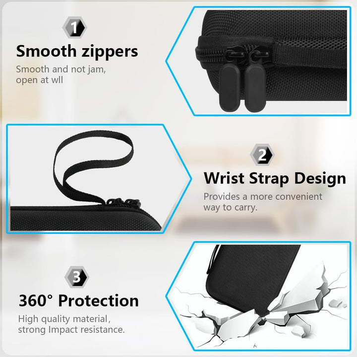 flintronic Dart Taschen Organiser, Doppelseitige Dartbox, Harte Eva Dartpfeiletui, für 12 Stahlspitz