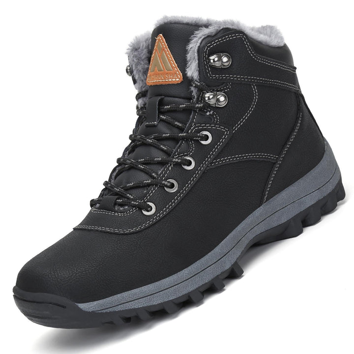 Mishansha Damen Herren Winterschuhe Warm Gefüttert Winterstiefel Wasserdicht Trekking Wanderschuhe G