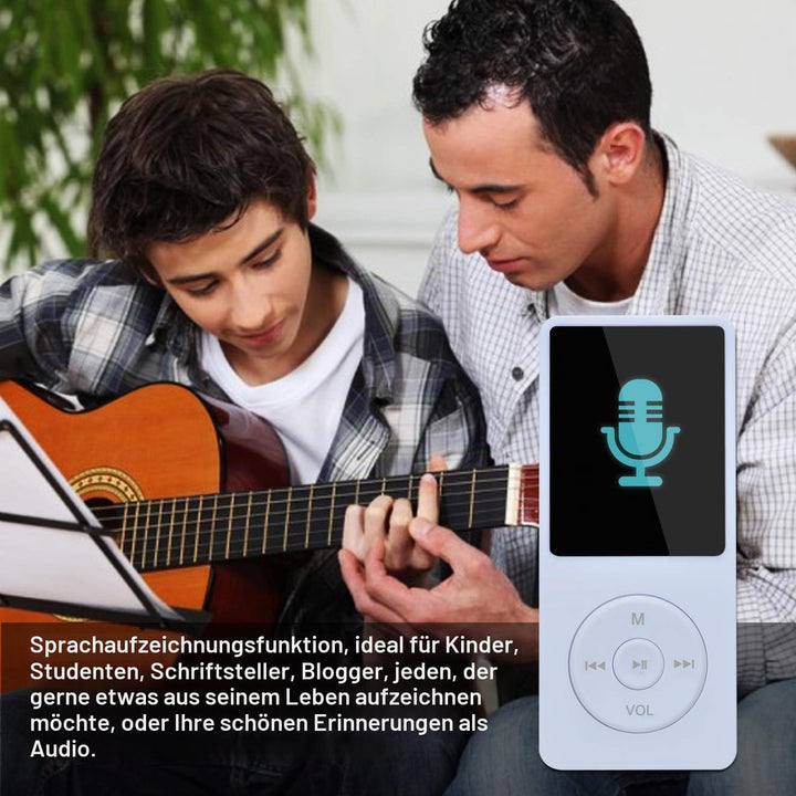 8GB Tragbare MP3 Musik Player, Support bis zu 64GB SD Speicherkarte, Lossless Sound HiFi MP3 Player,