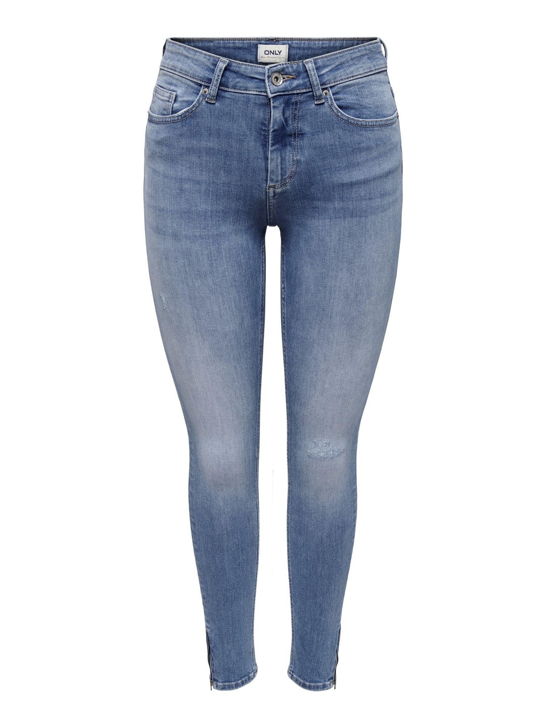 ONLY Female Skinny Jeans ONLBlush Mid Ankle Skinny Fit Jeans XS / 34L Light Medium Blue Denim, XS /