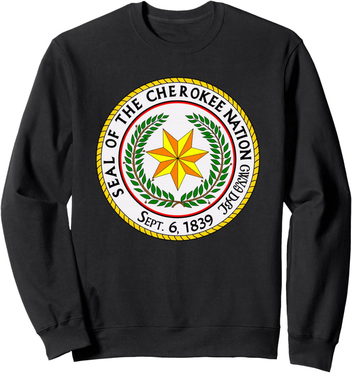 Siegel der Cherokee Nation Cherokee Indianerstolz Sweatshirt