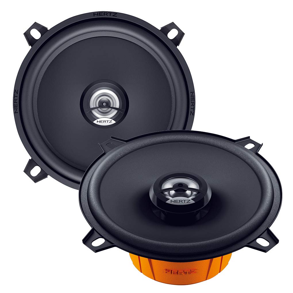 Mediadox Front/Heck 13cm/130mm 2-Wege Koax Auto Lautsprecher/Boxen/Speaker Set von Hertz (DCX 130.3)