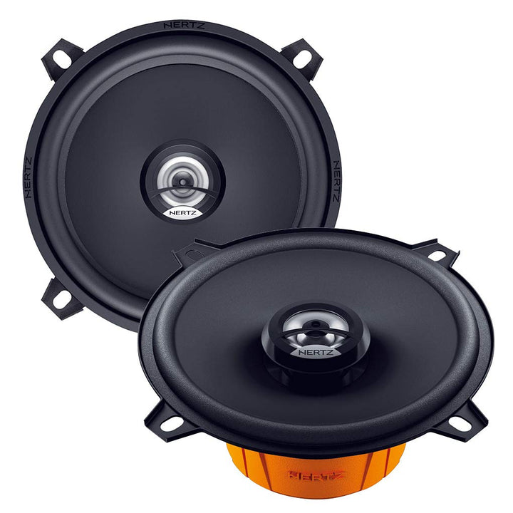 Mediadox Front/Heck 13cm/130mm 2-Wege Koax Auto Lautsprecher/Boxen/Speaker Set von Hertz (DCX 130.3)