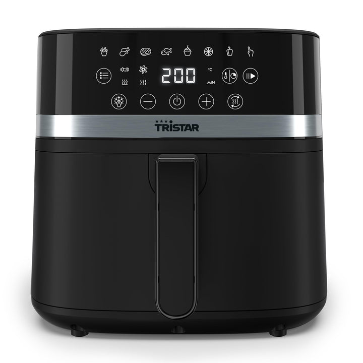 Tristar Digitale Heissluftfritteuse, 6L Kapazität, 8 Programme, LED-Touchscreen, Vorheizen & Shake-E