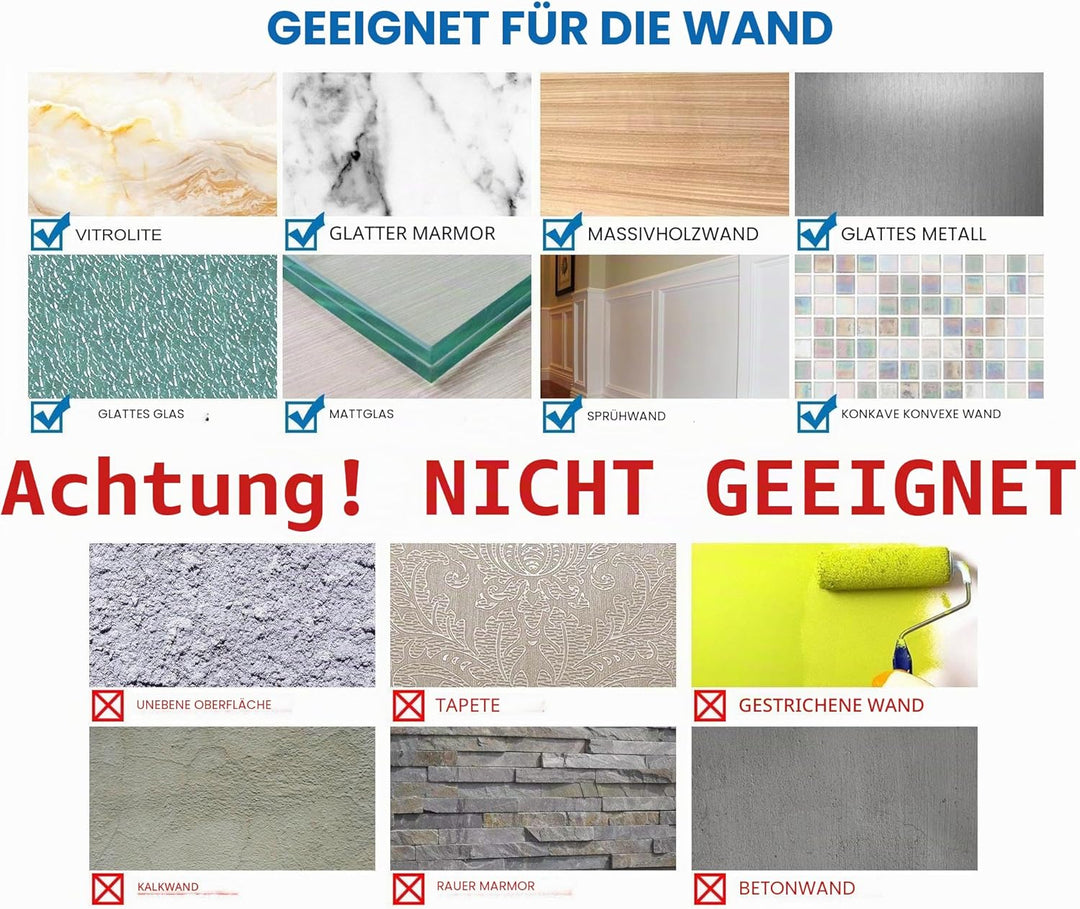 GRICOL Eckablage Duschkorb Duschregal ohne Bohren Duschablage Metall Mit 4 Haken Dusche Ablage Badre