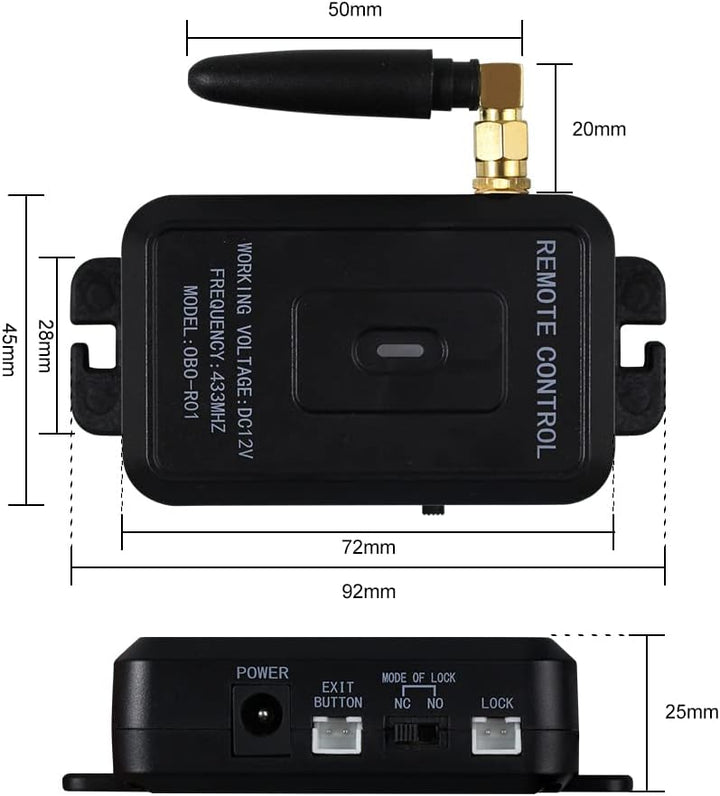 WiFi Tuya Tür Access Control System Kit Drahtlose Tor Türöffner Fernbedienung Entsperren Smartphone