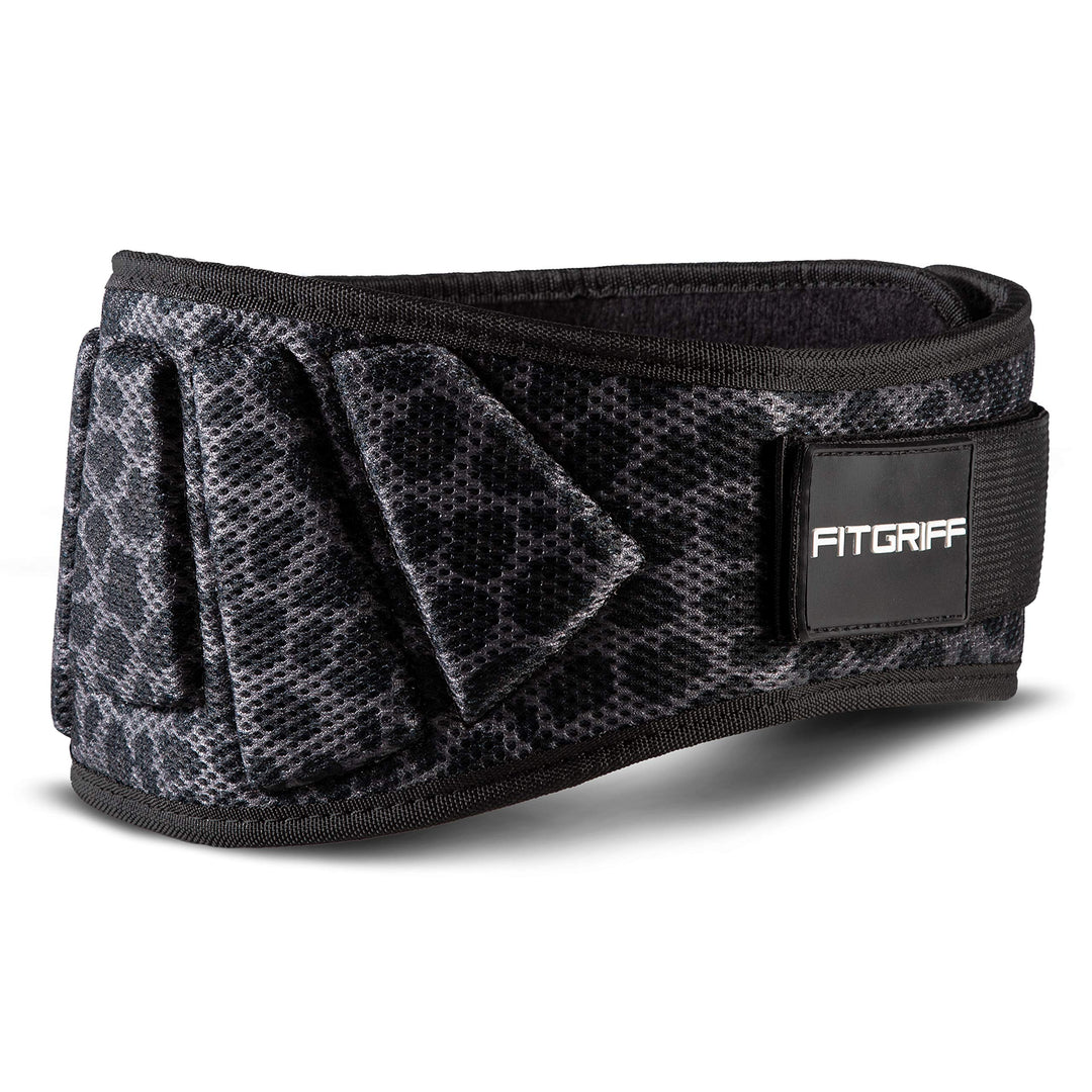 FITGRIFF® Gewichthebergürtel V1 - Fitness-Gürtel für Bodybuilding, Krafttraining, Gewichtheben und C