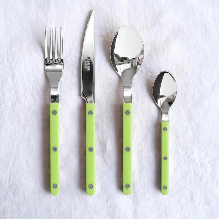 SABRE PARIS - Tafelbesteck, 5-teilig - Bistrot - Messer, Gabel, Esslöffel, Teelöffel & Kuchengabel -