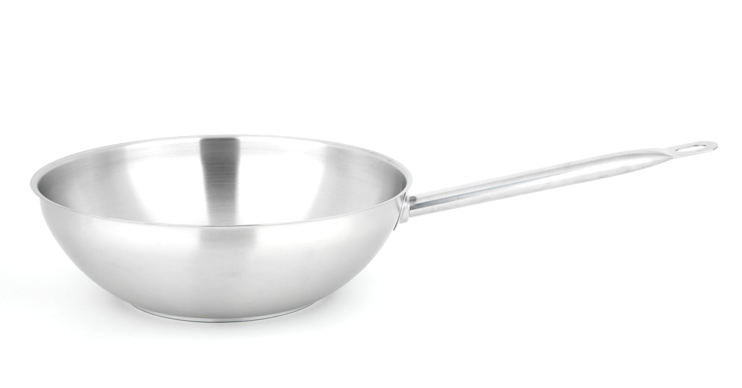 METRO Professional Sauteuse | Ø 24 cm | 1 Liter | Edelstahl | Induktion | Schüttrand | Backofenfest