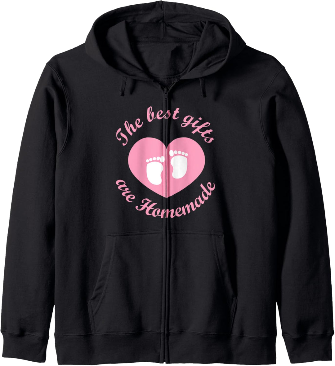 Die besten Geschenke sind selbstgemacht Werdende Eltern Baby Kapuzenjacke