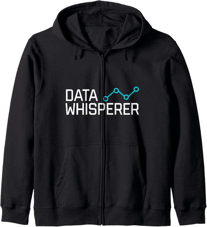 Data Whisperer Lustiger Science Analyst Softwareentwickler Kapuzenjacke
