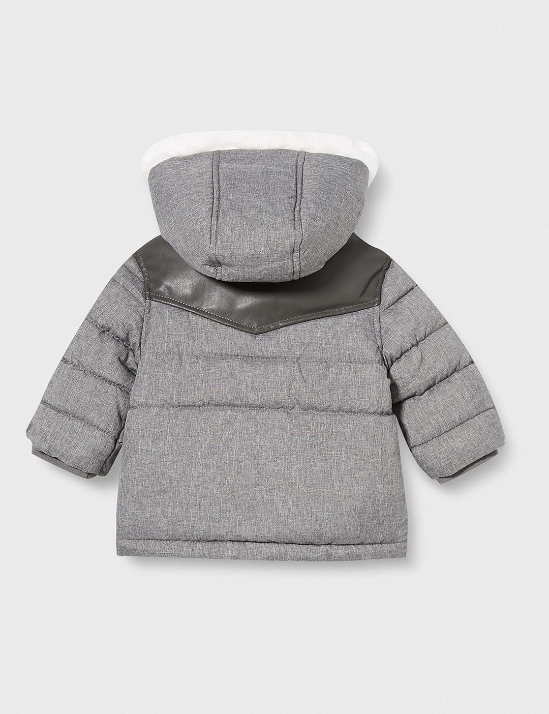 Chicco Baby-Jungen Jacke mit Abnehmbarer Kapuze Steppjacke 3 Monate Grau, 3 Monate Grau