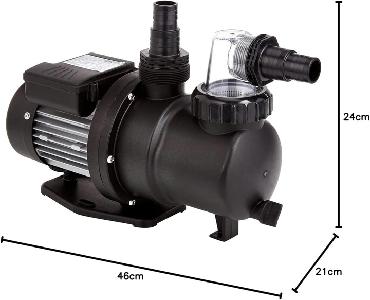 Gre PP051 - Filterpumpe für Pools, 450 W, 8.500 l/h 8,5 m3/h, 8,5 m3/h