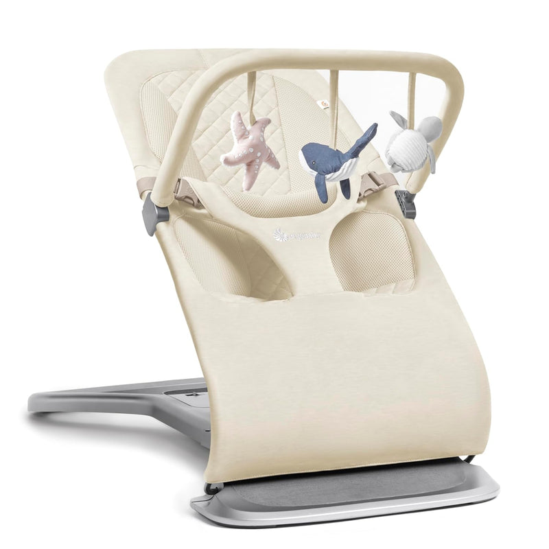 Ergobaby Evolve Bouncer Spielbogen mit Plüsch, Zubehör für die Ergobaby 3-in-1 Babywippe Babyschauke