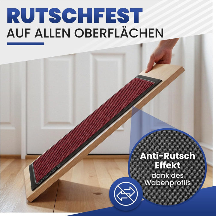 PazCaz Fussmatte aussen und innen [S-XXL] in Allen Farben - rutschfest &amp; langlebig - Fussabstreifer