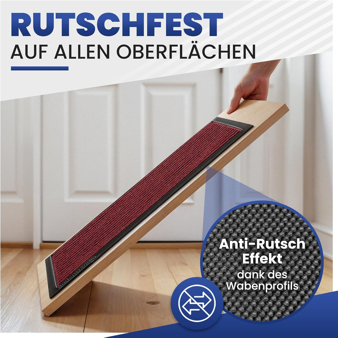 PazCaz Fussmatte aussen und innen [S-XXL] in Allen Farben - rutschfest &amp; langlebig - Fussabstreifer