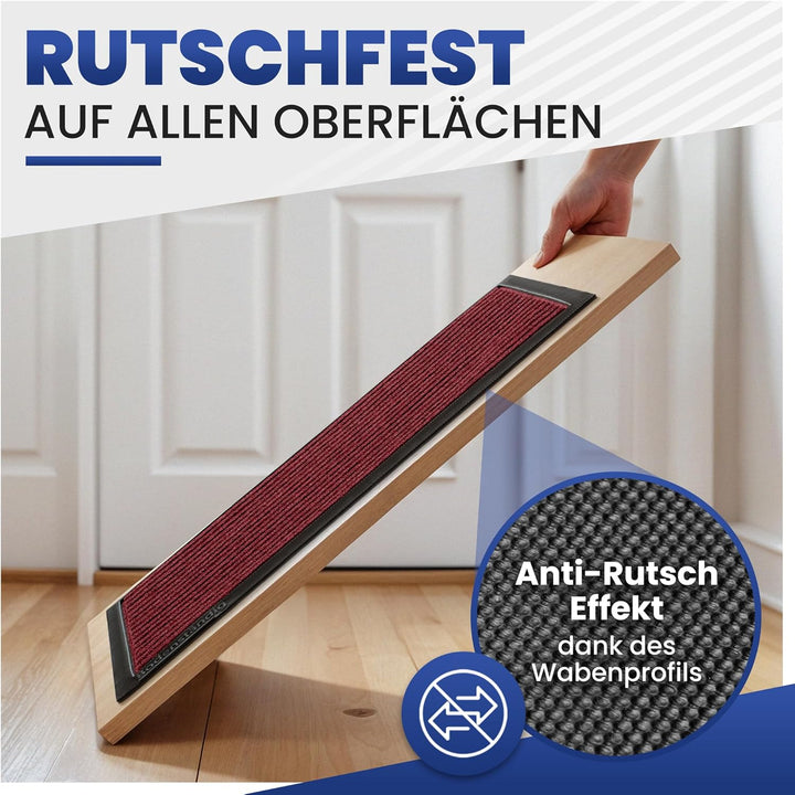 PazCaz Fussmatte aussen und innen [S-XXL] in Allen Farben - rutschfest &amp; langlebig - Fussabstreifer