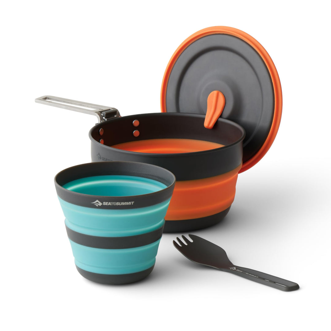 Sea to Summit - Frontier Ultralight Collapsible One Pot Cook Set - 1 Person, 3-teilig - 1 L Topf + B