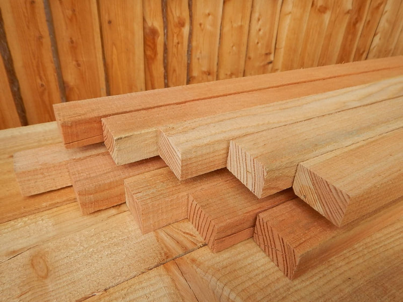 DACHLATTE LÄRCHE HOLZ LATTEN BAUHOLZ HOLZLATTE ZAUN DACH 60x40mm 6x4 50cm (20)