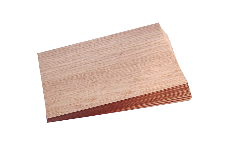 Grill-Räucherfurnier (Hickory, 20 Blatt 29x15), Hickory