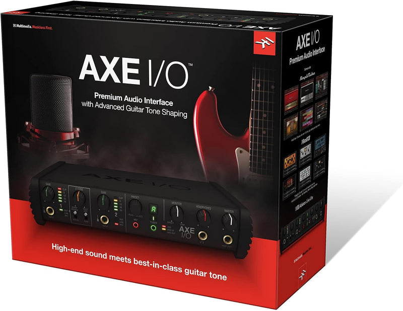 IK Multimedia AX E/A - Audio-Interface 2 Eingänge / 5 Ausgänge, Gitarrensoundformatierung, 117 dB Dy